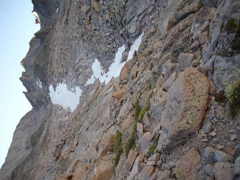 Looking back up the Trough.