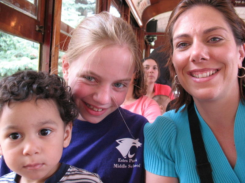 Riding the old Trolley Car in FC