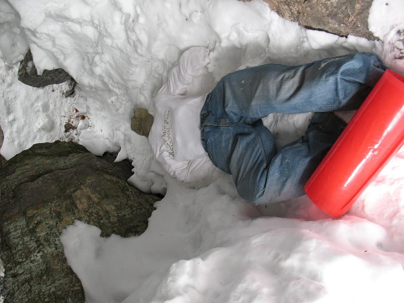 the drunk snowmen at the cave