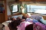 We really know how to pack those kids in.  There were six of us sleeping in our little camper.