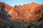 Even more alpenglow - you can see the colouir leading up to the Loft pretty clearly on the left side of the picture.