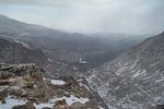 Looking east back down into Wild Basin.