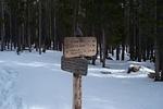 Right after Moore Park, the trail turns left and gets steeper. You can also hike up from Lily Lake and a private trail