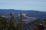 View of the Estes Valley from the summit.  There was 1-2 MPH wind, IT WAS WONDERFUL!