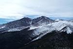 Longs Peak from the Estes summit.  Did I mention the weather was outstanding?  The Estes Trekkers were also on the summit.