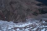 The view down the Loft Route from the sumit of Meeker.