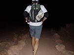 Michael running down the South Kaibab trail