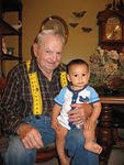 Great Grandpa Sam with Benjamin