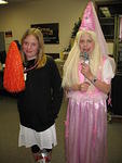 Eliz and Hannah as Rapunzel