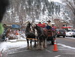 The horses hayrack rides last run