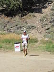 Alan coming into Twin lakes aid station