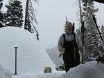 Our guide JP by the newlywed suite igloo